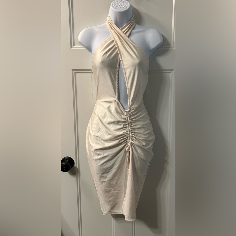 Fashion Nova I’ll Be Yours Midi Dress - white small